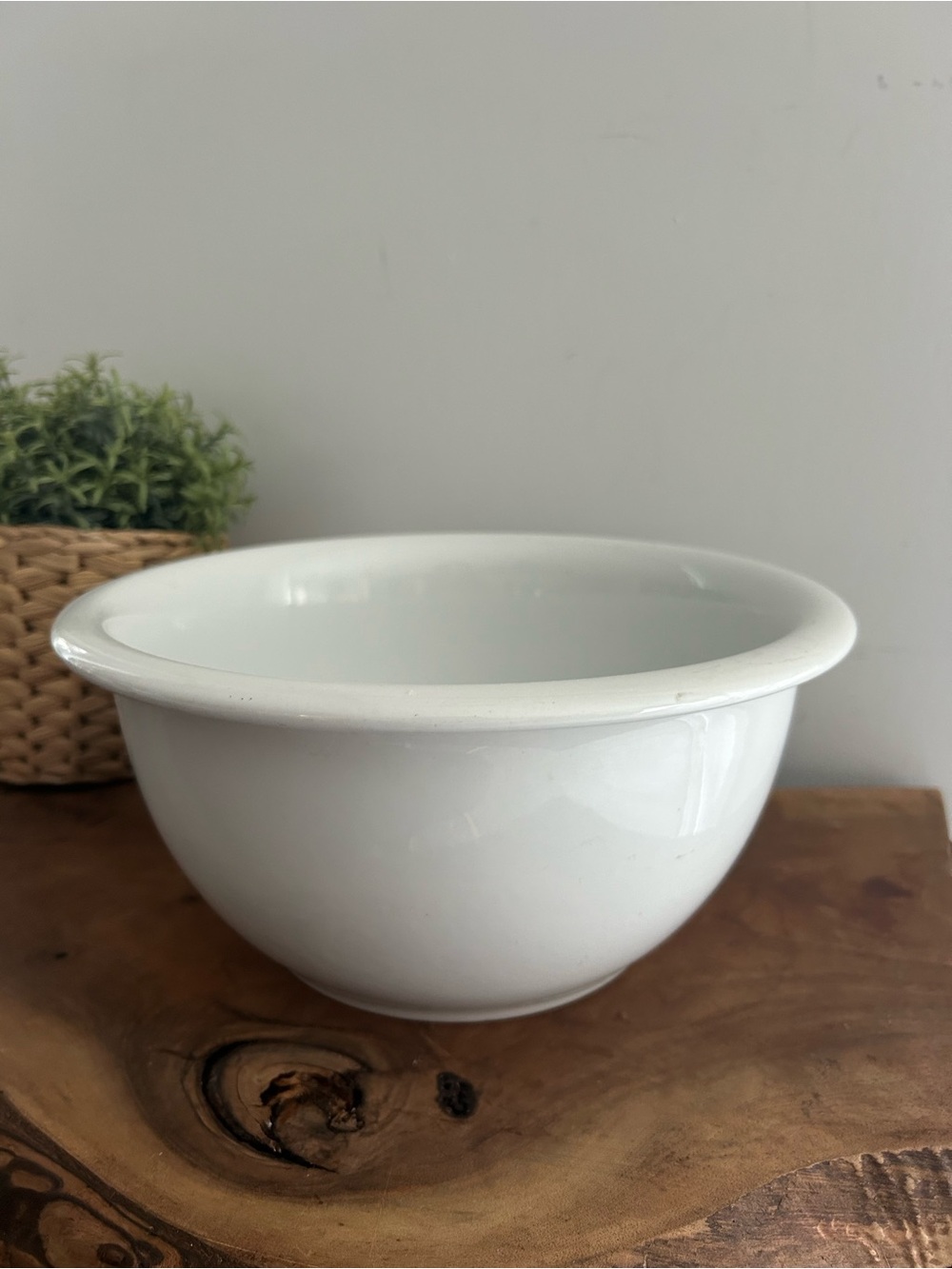 Large White Corelle Stoneware 3qt 2.85L  Baking Mixing Bowl farmhouse